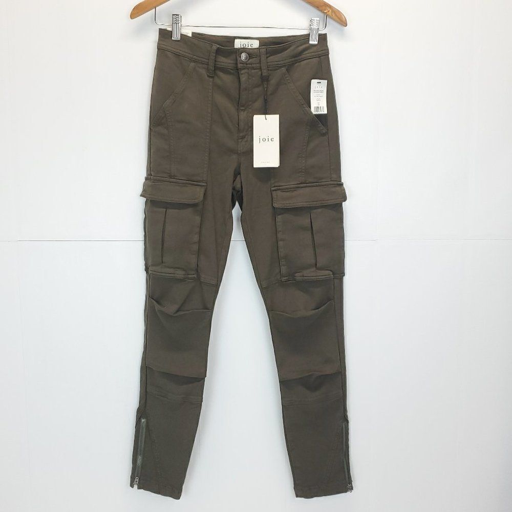 Joie Park Skinny High Rise Cargo Pants Size 23 - Picture 8 of 10